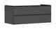Hansgrohe-HG-Xelu-Q-Waschtischunterschrank-Diamantgrau-Matt-1180-550-mit-2-Schubkaesten-fuer-Konsolen-mit-Aufsatzwaschtisch-Mattschwarz-54083670 gallery number 1